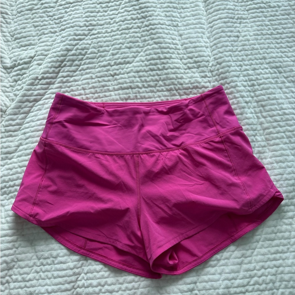 lululemon athletica Hot Pink High-Rise Athletic Shorts